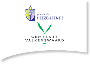 Logo gemeente Heeze-Leende en logo gemeente Valkenswaard