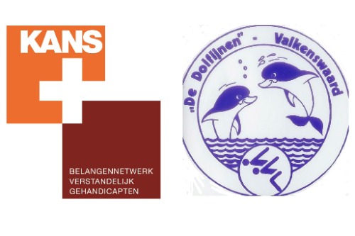KansPlus (logo) en De Dolfijnen Valkenswaard (logo)